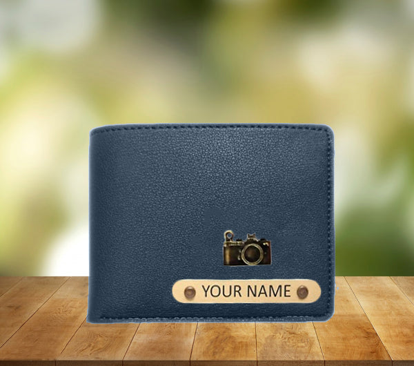 Customized Men Wallet With Name And Charm